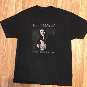 John Mayer World Tour 2017 T-shirt Size L